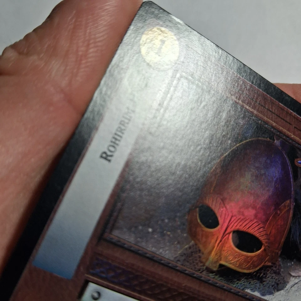 LOTR TCG Battle of Helm's Deep ROHIRRIM HELM (Alternate Image) 5R127 FOIL MP - Image 3 of 4