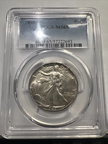 1940 Walking Liberty Half Dollar PCGS MS-65