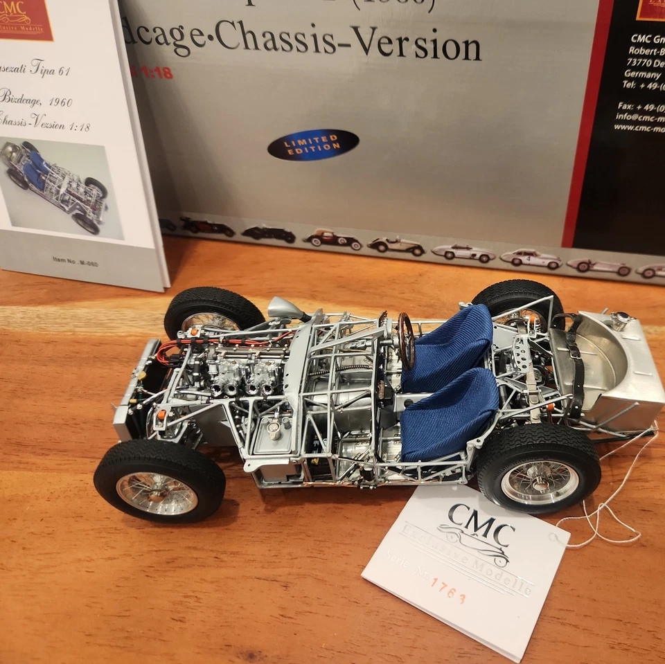 CMC Maserati Tipo 61 Bird Cage Limited Edition M-060 1:18 Diecast - Image 2 of 4