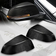 For 2014-2018 BMW F10 F11 5-Series 100% Real Carbon Fiber Side Mirror Cover Cap