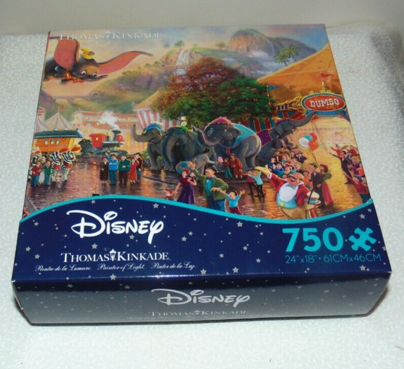 Jigsaw Puzzle Dumbo Thomas Kinkade Disney 750 Pieces
