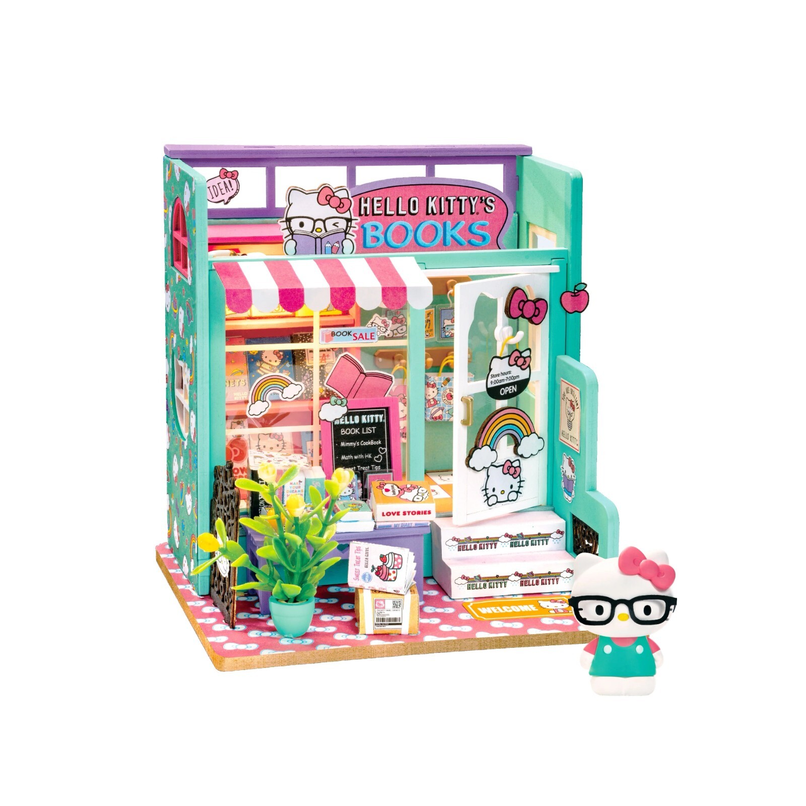 Сделай САМ 3D пазл - Книжный магазин Hello Kitty 53шт