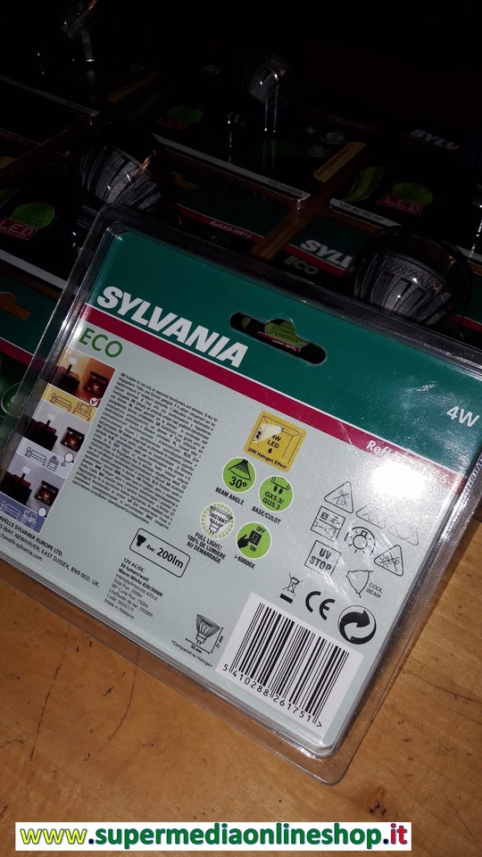 Lot of 10 LED spotlights Sylvania GU5.3 GX5.3 4W=20W 35000H refLED MR16 - Image 2 of 3