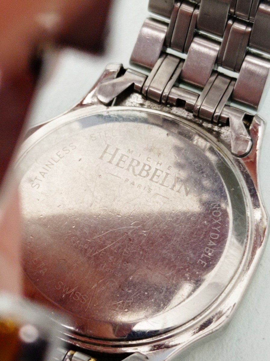 Michel Herbelin Safari Quartz ref: 12442.B datum Ø 36mm VINTAGE 