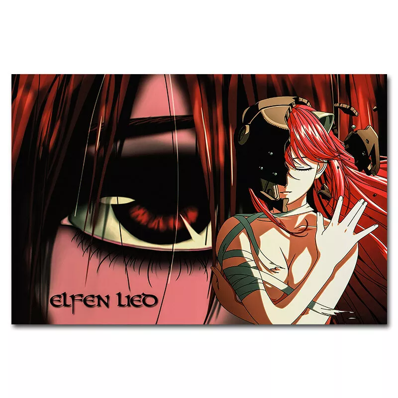 Elfen Lied Anime Poster Manga Cartoon Picture Wall Art Print Room Decor  24x36