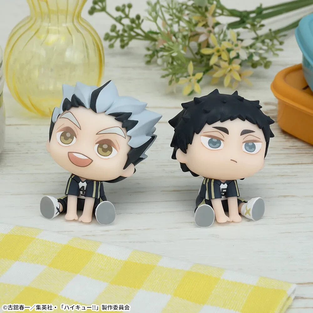 ハイキュー!! KOTARO フィギュアセット SEGA Haikyu!! QyuruMe Mini Figure Kotaro Bokuto & Keiji Akaashi