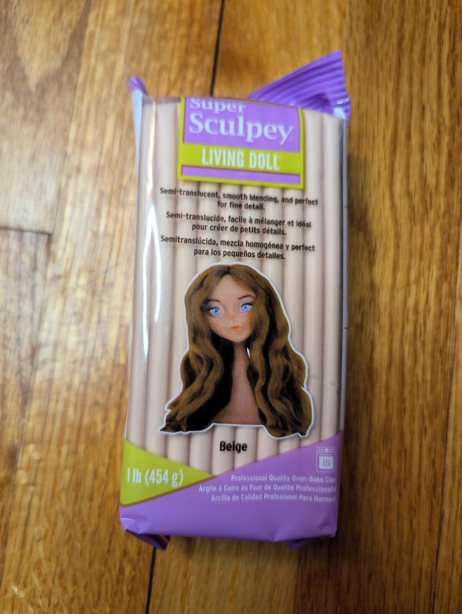 Super Sculpey Living Doll Modelliermasse 1lb - Espresso Braun Für Puppen & Figuren
