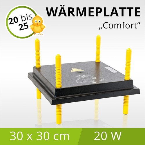 Wärmeplatte 30x30cm Heizplatte Küken Aufzucht Tränke Trog Geflügel Küken - Bild 3 von 11