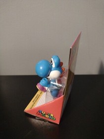 NEW Super Mario Action Figure 2.5" Jakks Pacific: Light Blue Yoshi Nintendo NES