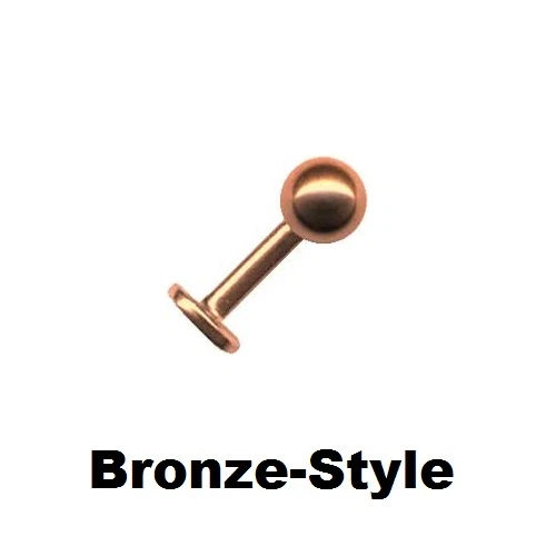 Labret Spina Piercing Labbro Naso Orecchio Helix Trago Daith 21 Misure 8 Colori - Immagine 2 di 4