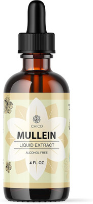 Liquid Mullein Extract - Organic Herbal Drops Promoting Stomach & Respiratory Fu