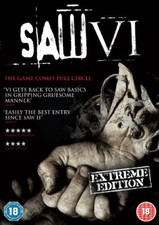 Saw VI DVD (2010) Shawnee Smith, Greutert (DIR) cert 18 ***NEW*** Amazing Value
