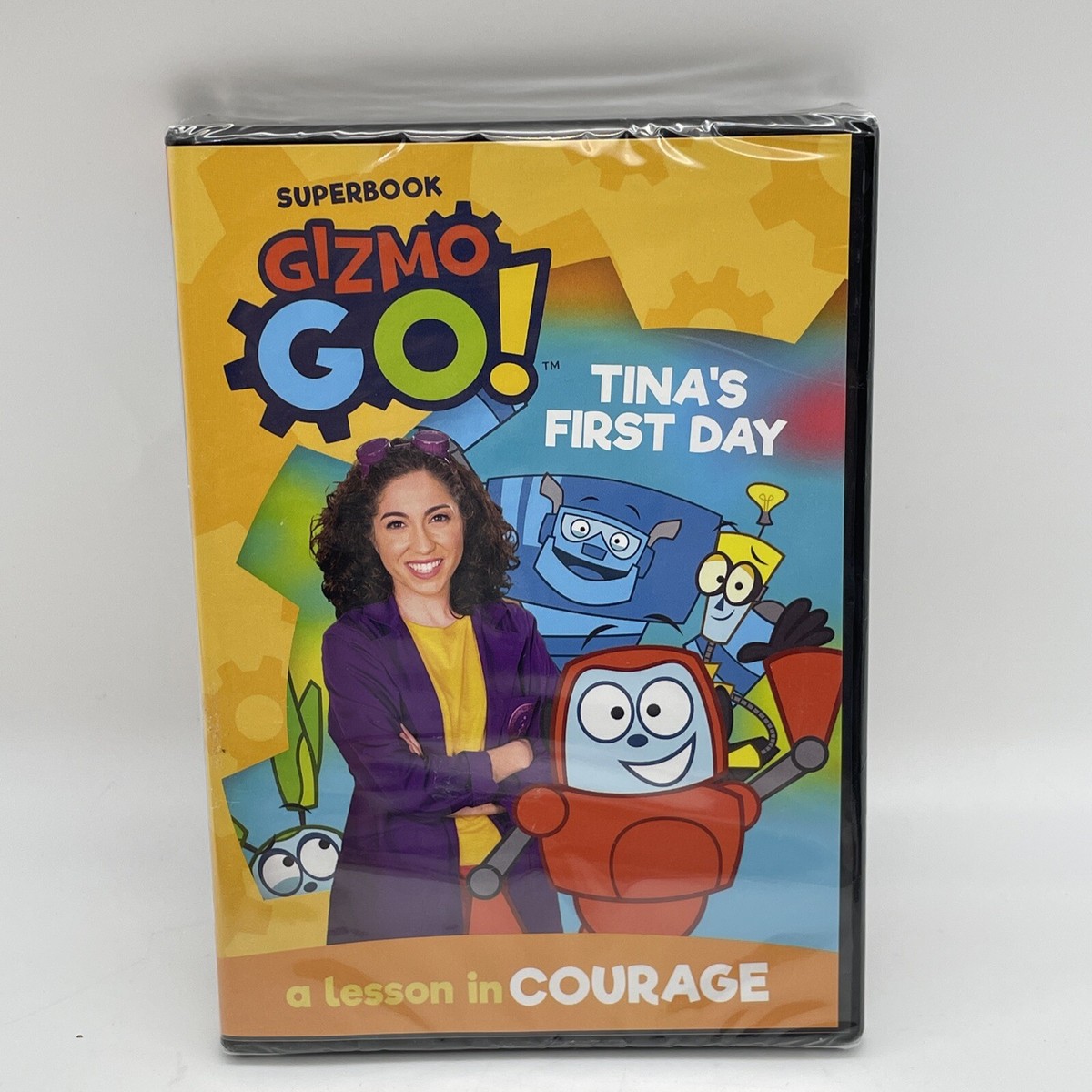 SUPERBOOK Gizmo Go DVD Tinas First Day NEW Christian CBN Animated
