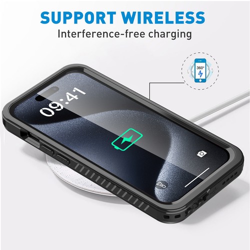 Waterproof Case For iPhone 16 15 14 12 11 Pro Max SE Shockproof Tough Full Cover - Picture 31 of 113