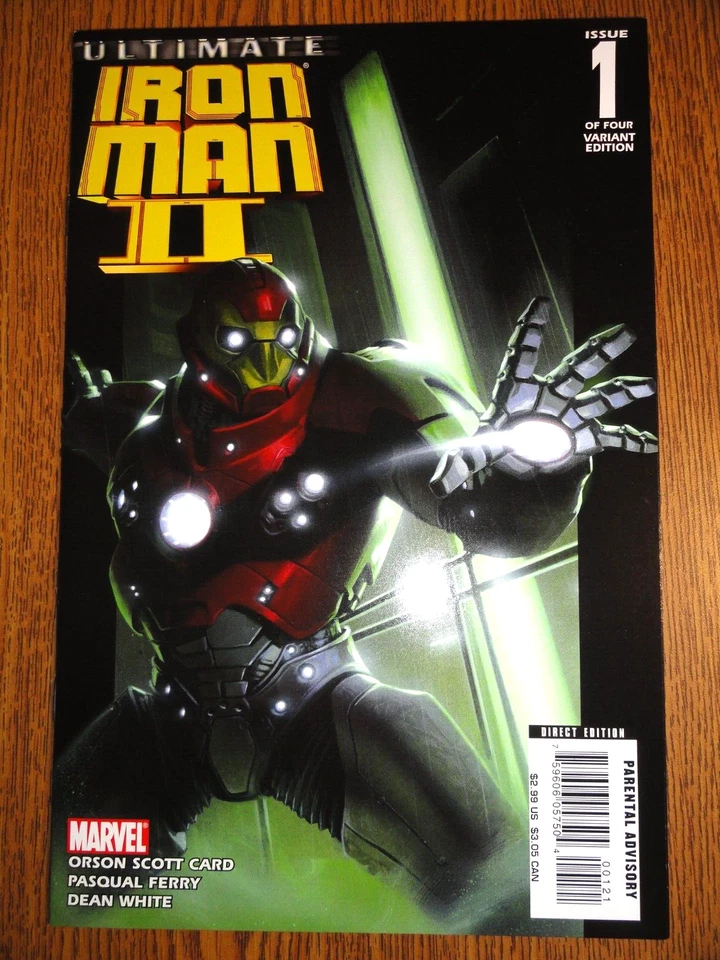 Ultimate Iron Man II #1 Dell'Otto Variante Housse Clé Bac Neuf Hickman Marvel - Photo 1/1