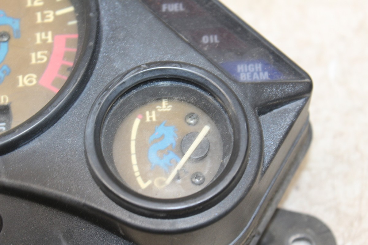 90-93 KAWASAKI NINJA ZX6 ZX600D SPEEDO TACH GAUGES DISPLAY