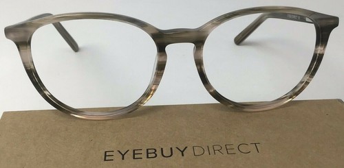 Eyebuydirect Messenger 51-17-135 C1 Gray Acetate Eyeglasses FRAMES ONLY K169