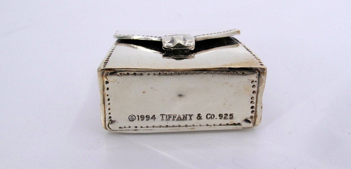 Original TIFFANY & CO. Sterling Silver PURSE Pill Box Fine
