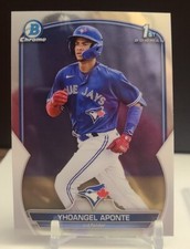 2023 Bowman - Chrome Prospects Yhoangel Aponte #BCP-110 1st Bowman RC