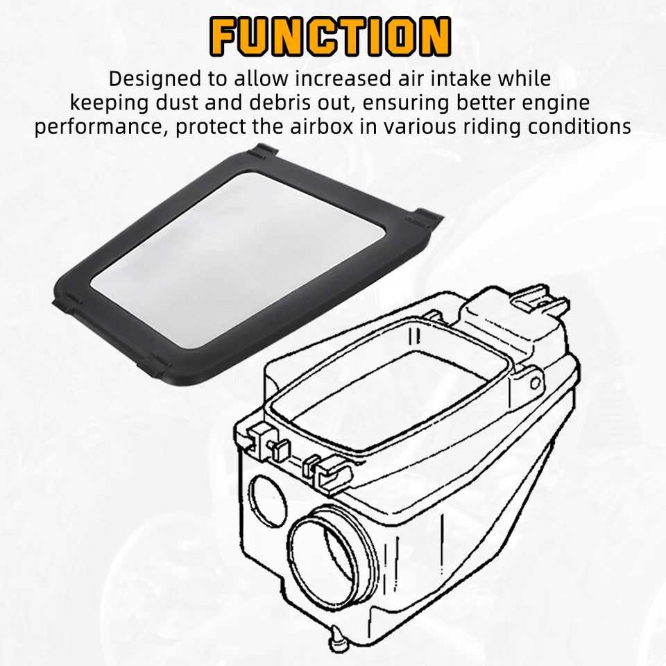 Крышка воздухопроницаемого воздушного ящика для Honda TRX250R FourTrax защитная крышка воздушного ящика 1986-89 - Изображение 2 из 4