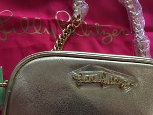 lilly pulitzer gold purse