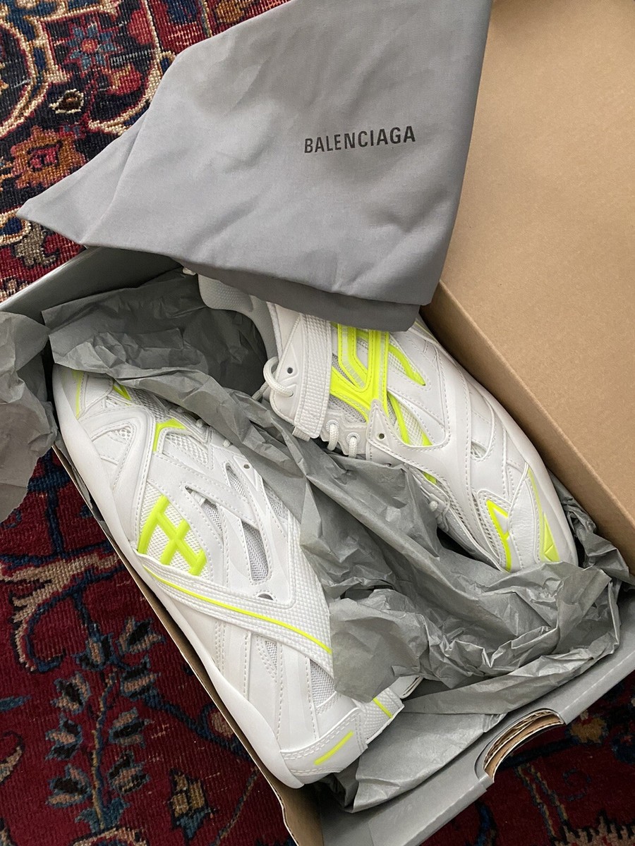 Balenciaga drive sneakers 635498 W3AZ2 White Fluo Yellow 44 Balenciaga drive sneakers 635498 W3AZ2 White Fluo Yellow 44