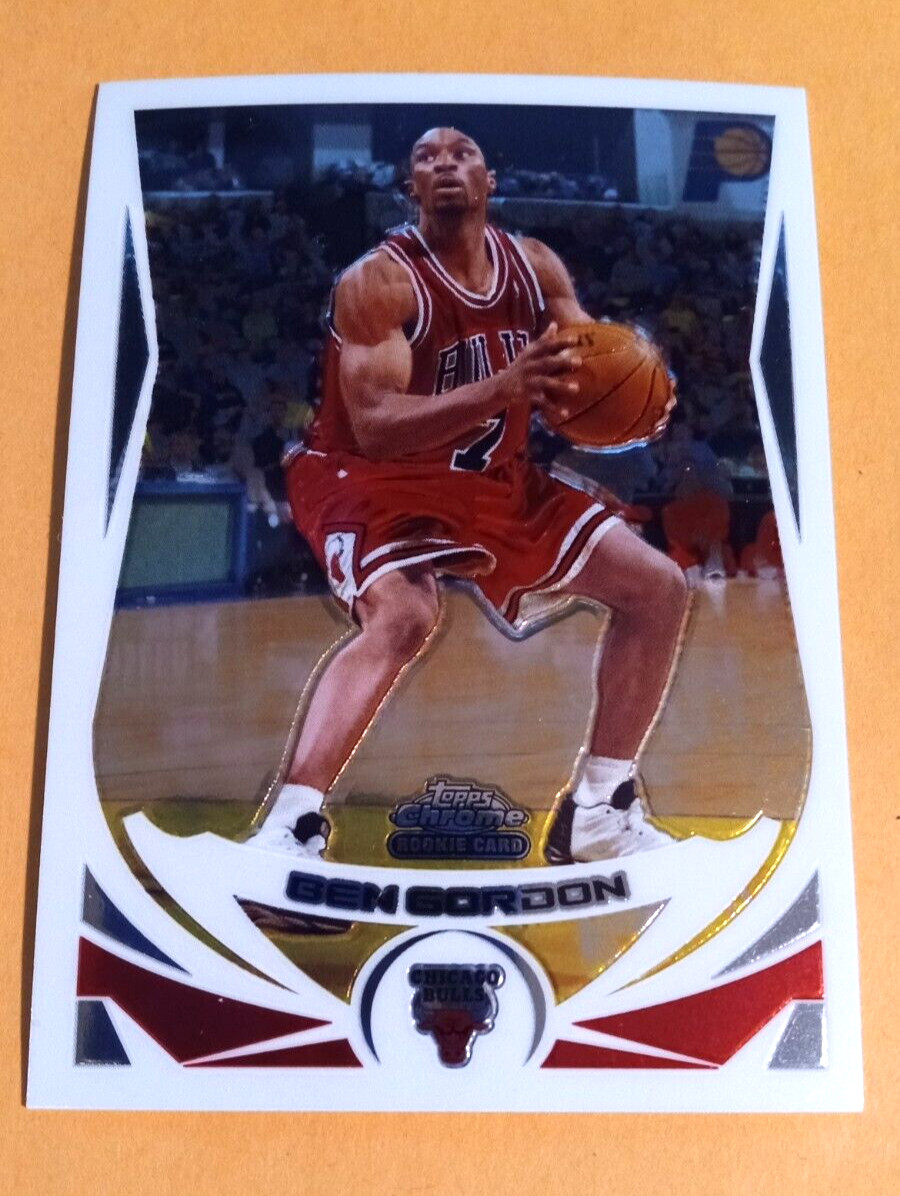 2004-05 Topps Chrome Ben Gordon Rookie RC  #168 - Chicago Bulls