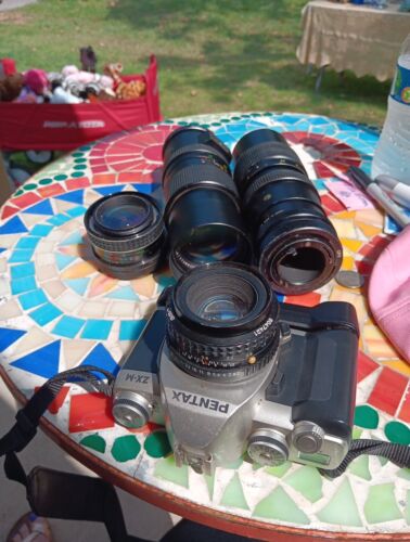 Camera Pentax ZXM Super 35mm Film Camera 2nd Lens Very Nice As Is for Parts VTG. - Picture 15 of 17