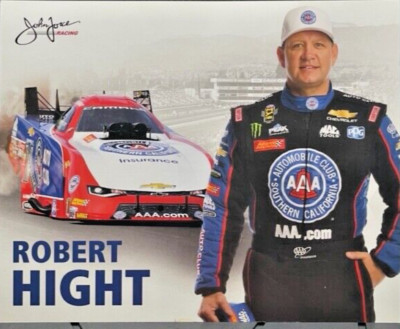 VRHTF NHRA ''COOL ROBERT HIGHT AAA AUTO CLUB JOHN FORCE RACING FUNNY CAR HAND OUT