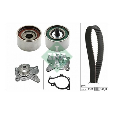 INA Water Pump & Timing Belt Kit 530 0502 31 FOR Sportage Santa Fe Carens Trajet