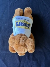 Animal Fair Bush's Best Baked Beans Plush Dog Brown 7" Long 1999