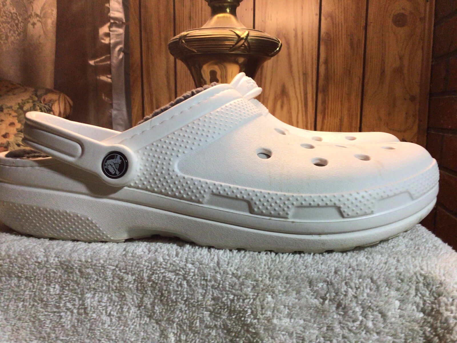 Crocs Dual Comfort Fleece Lined White Crocks Men's … Gem