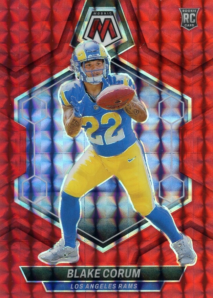 2024 Mosaic Prizm Red Rookie BLAKE CORUM No. 368!