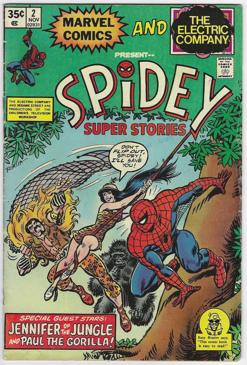 SPIDEY SUPER STORIES 2 VG MARVEL ELECTRIC CO. AMAZING SPIDERMAN