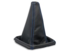 SCHALTMANSCHETTE FUR SUBARU IMPREZA 2 GD 2005-2007 SCHALTSACK LEDER NAHT BLAU