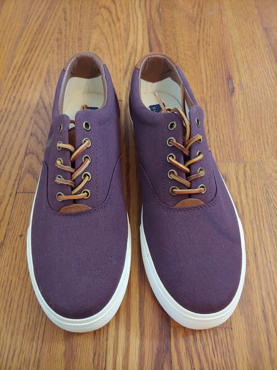 Polo Ralph Lauren Vaughn Shoes - Men\'s Size 10 - Burgundy Suede Slip-On Sneakers Vaughn Suede Slip-On Sneaker main image 2