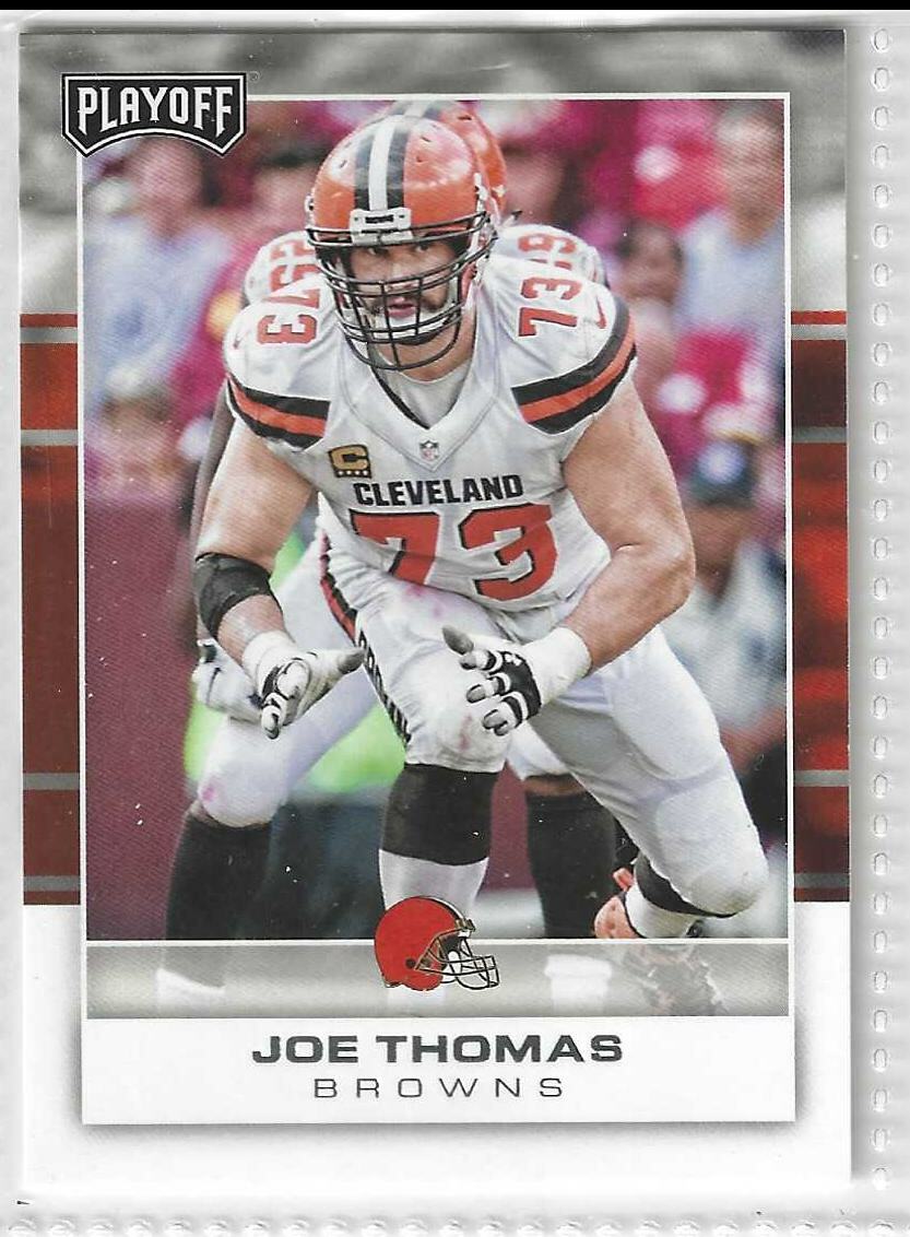 2017 Playoff #21 Joe Thomas Cleveland Browns Wisconsin