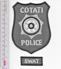 SWAT Police Califorrnia Cotati Police Dept Special Weaons & Tactics NO TARIFF