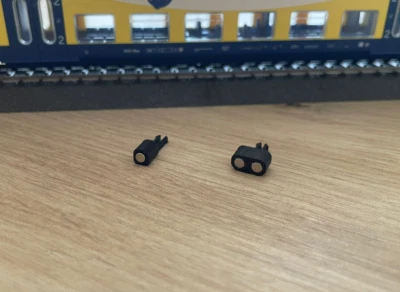 MATHILIE Magnetkupplung Spur H0 NEM 362 (passend für z.B. Roco, Piko, Märklin, …)