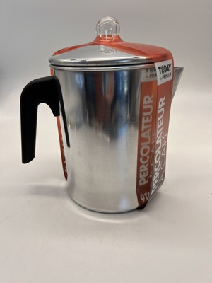 Today By Primula Coffee Percolater Aluminum 9 Cup