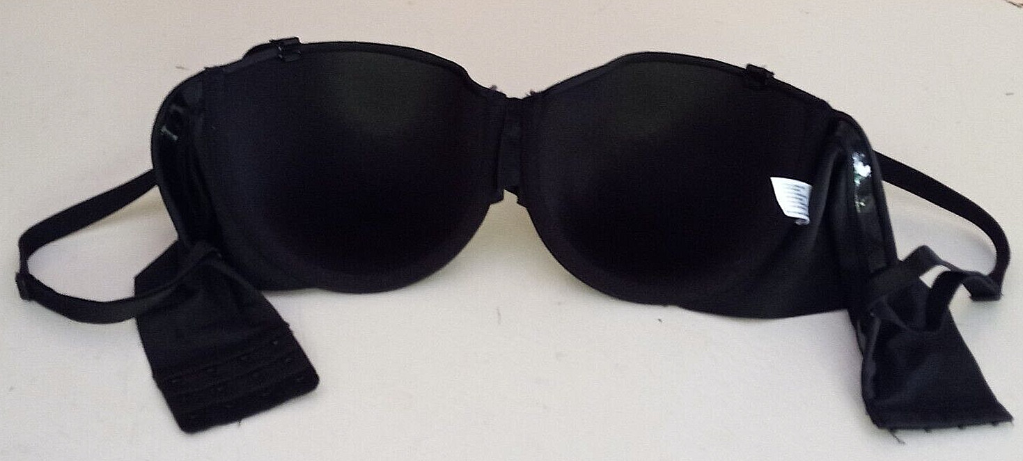 Assets by SPANX nylon blend solid black underwire… - image 3