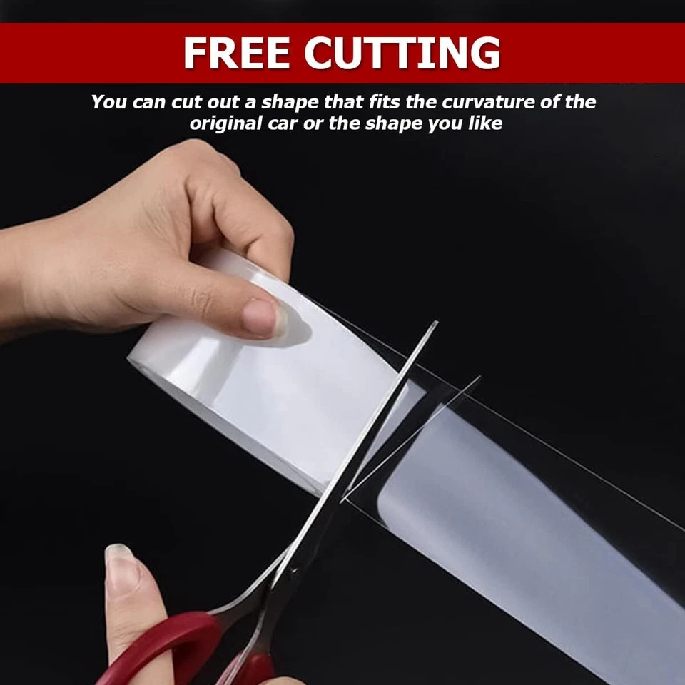 Car Door Sill Transparent Anti-Collision Protection Strip For Mercedes Benz Part - image 2 of 4