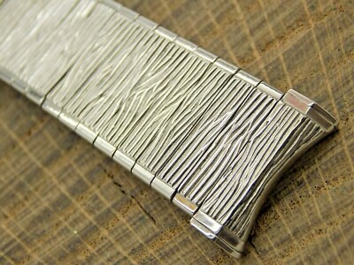 NOS Baldwin Vintage Unused Stainless Steel Expansion Watch Band 19mm Bracelet