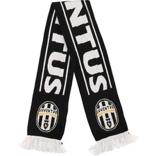 Vintage SERIE A/B JUVENTUS FC soccer acrylic scarf Made in England