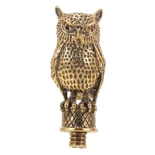 Wax Seal Stamp Handle Only, Vintage Metal Owl Stamp Handle, Universal Golden