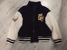 The Grinch Justice Fleece Sherpa Varsity Jacket Youth Girls Sz S 7/8