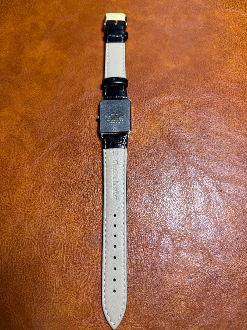 A119 SEIKO DOLCE Rectangular 80's - image 10