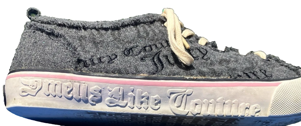 Juicy Couture Daphne Franela Informal Moda Diseñador Tenis, Mujeres Talla 8 Foto 4 de 4