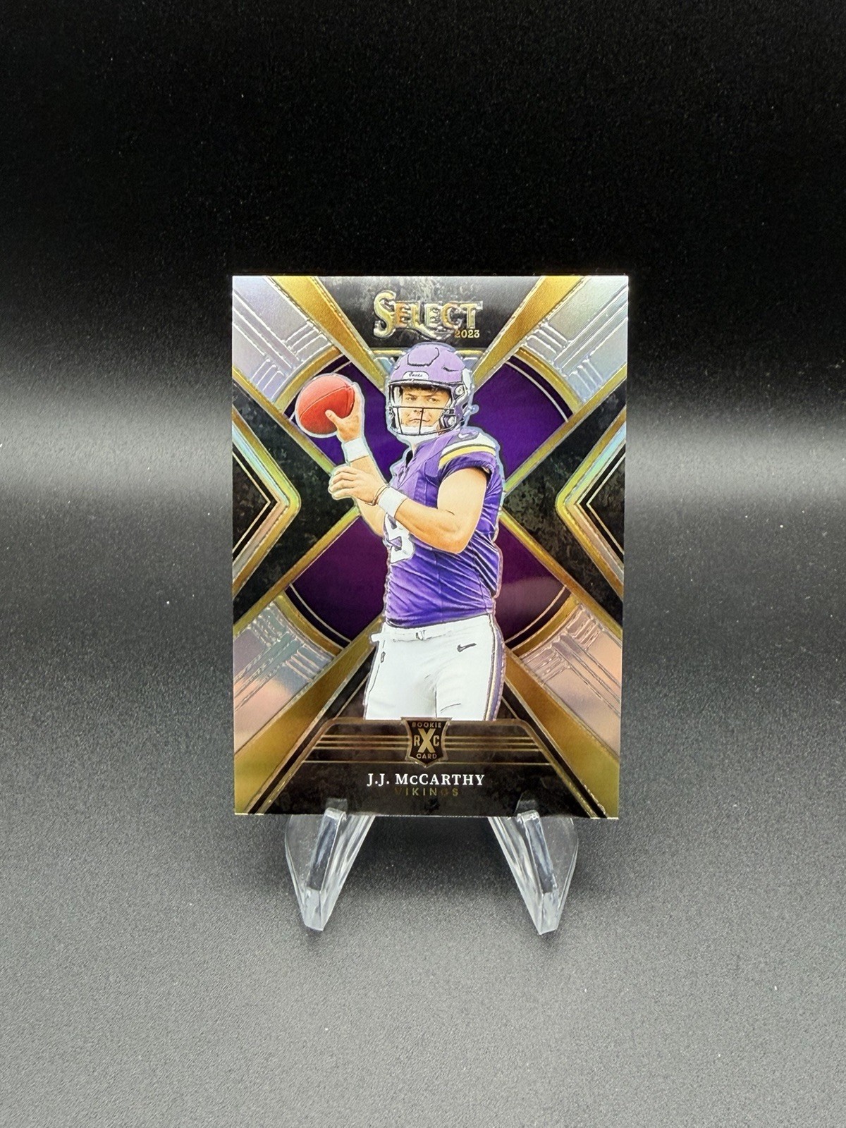 2023 Panini Select - 2024 Xrc Prizm J.J. McCarthy #505 (RC)