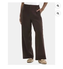 Time And Tru Slouchy Tailored Pant Darkest Brown